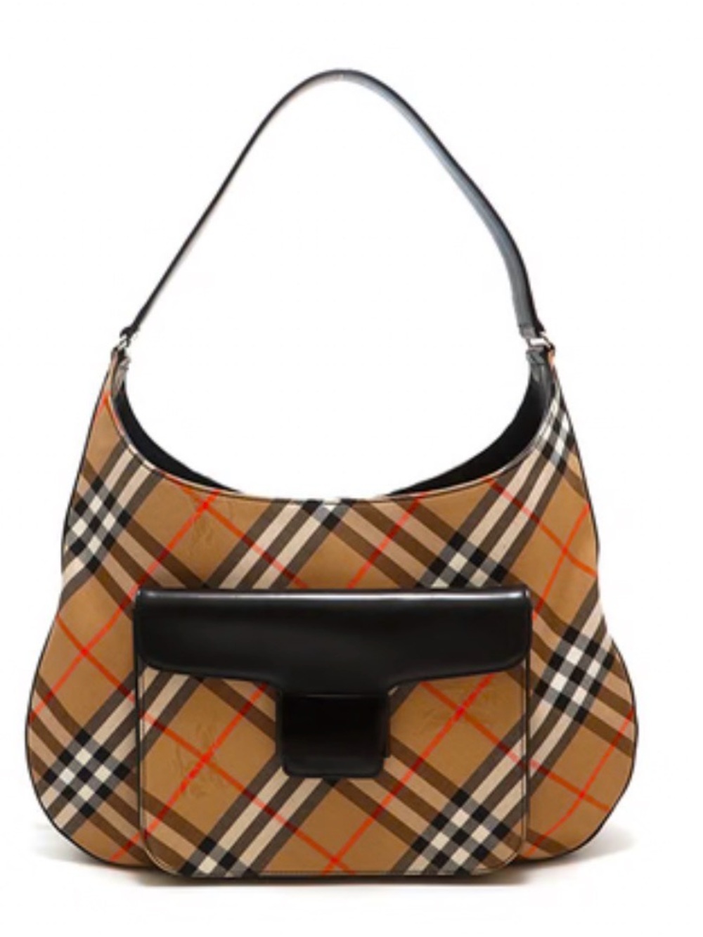 Burberrys Nova Check Shoulder Bag Beige 
Vintage